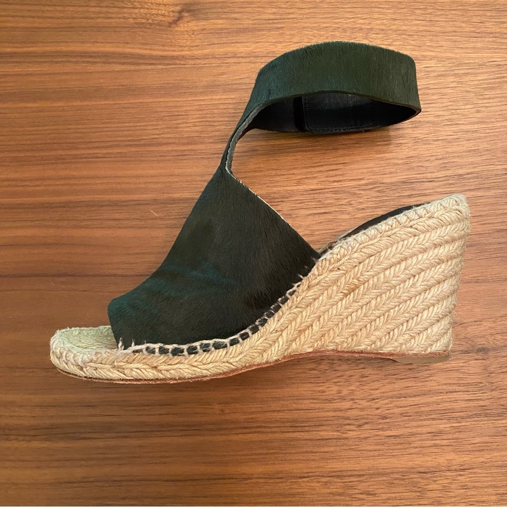 Celine Ponyhair Espadrilles